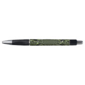 Witte Groene Bos Mini Bollen Pen (Voorkant)