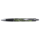 Witte Groene Bos Mini Bollen Pen (Achterkant)