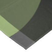 Witte Groene Bos Mini Bollen Tafelkleed (Gekanteld)