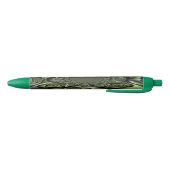 Witte Groene Bos Mini Bollen Zwarte Inkt Pen (Bodem)