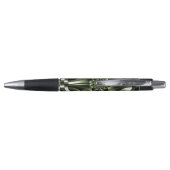 Witte Groene Bosblad Bloemblaadjes Pen (Achterkant)