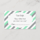 Witte, Groene & Grijze Streep Olifanten Boek Raffl Informatiekaartje (Achterkant)