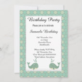 Witte groene hexagon Birthday Kaart (Voorkant)