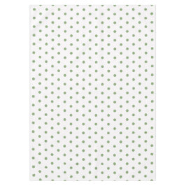Witte groene stippen tafelkleed