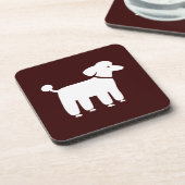 Witte groep met aangepaste kleurachtergrond onderzetter (Linkerzijde)