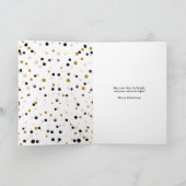 Witte Groeten van de Vakantie van het Huwelijk van Feestdagen Kaart (Binnen)