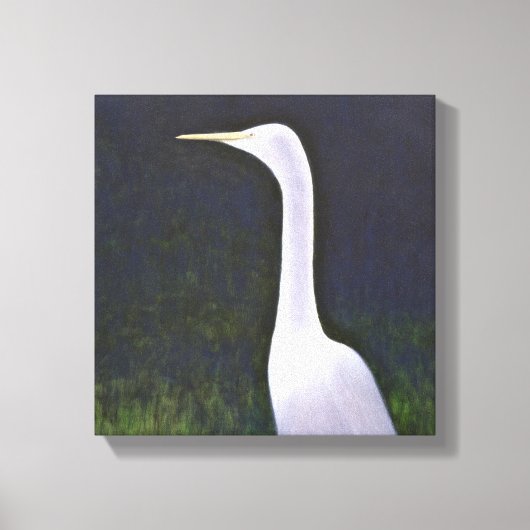 Witte grot canvas afdruk (Voorkant)
