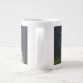 Witte grot grote koffiekop (Achterkant)