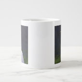 Witte grot grote koffiekop (Voorkant)