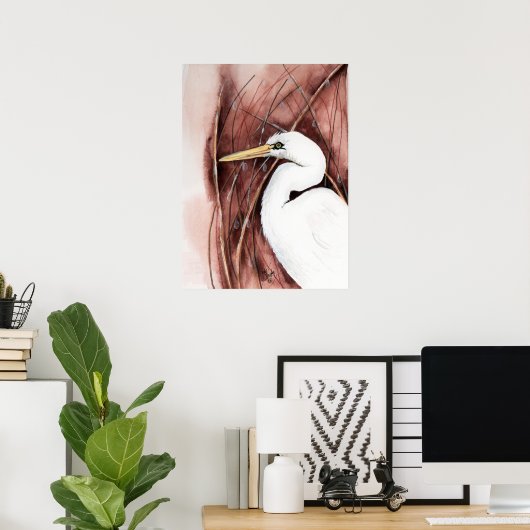 Witte grot poster (Thuiskantoor)