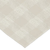 Witte, grote cheque, stijl lange tafelloper (Hoek)