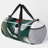 Witte Grote Gym Duffel Bag Trend Abstract Groen Plunjezak (Rechterhoek)