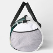 Witte Grote Gym Duffel Bag Trend Abstract Groen Plunjezak (Rechts)