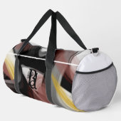 Witte Grote Gym Duffel Bag Trend Abstract Powdery Plunjezak (Rechterhoek)