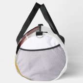Witte Grote Gym Duffel Bag Trend Abstract Powdery Plunjezak (Rechts)