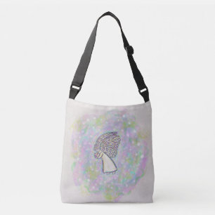 Witte Guardian Engel Purse Art Cross Body Bag Crossbody Tas