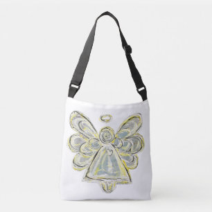 Witte Guardian Engel Purse Art Cross Body Bag Crossbody Tas