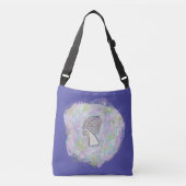 Witte Guardian Engel Purse Art Cross Body Bag Crossbody Tas (Voorkant)