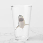 Witte haai glas (Voorkant)