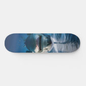 Witte Haai Persoonlijk Skateboard (Horizontaal)