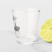 Witte haai shot glas (Rechts)