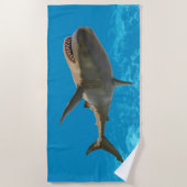 Witte haai strandlaken (Voorkant)