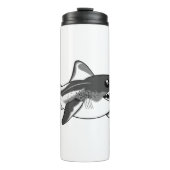 Witte haai thermosbeker (Voorkant)