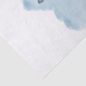 witte haai Waterverf Tissuepapier (Detail)
