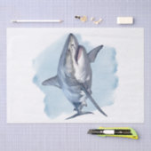 witte haai Waterverf Tissuepapier (Craft)