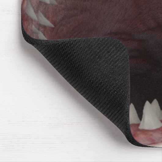 Witte haaimond muismat (Hoek)