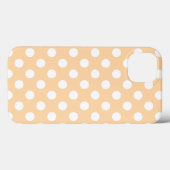 Witte haarpunten op beige Hoesje-Mate iPhone case (Achterkant (horizontaal))