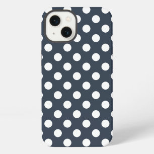 Witte haarpunten op blauw-grijze Hoesje-ate iPhone 13 Hoesje