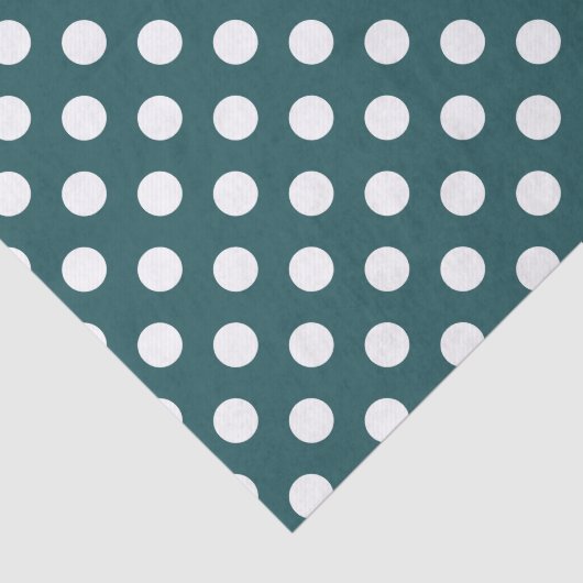 Witte haarpunten op blauwgroen tissuepapier (Detail)