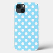 Witte haarpunten op bleek blauw Hoesje-Mate iPhone Case-Mate iPhone Case (Achterkant)