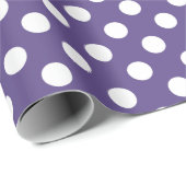 Witte haarpunten op ultraviolet cadeaupapier (Rol Hoek)