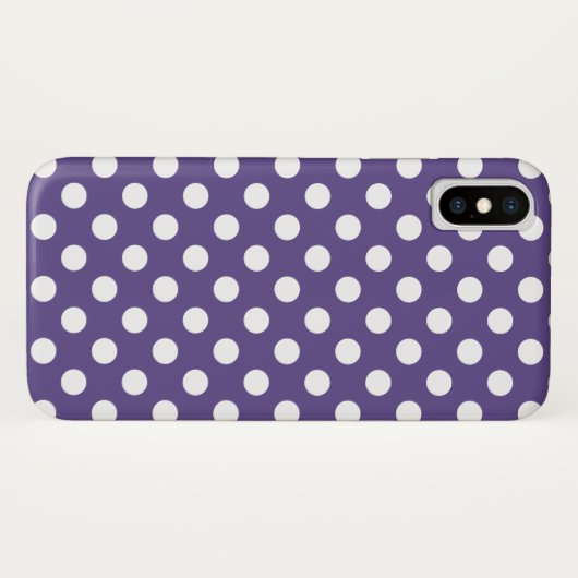Witte haarpunten op ultraviolet Case-Mate iPhone case (Achterkant (horizontaal))