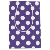 Witte haarpunten op ultraviolet medium cadeauzakje (Voorkant)