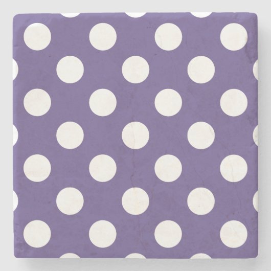 Witte haarpunten op ultraviolet stenen onderzetter (Voorkant)