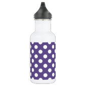 Witte haarpunten op ultraviolet waterfles  (Rechts)