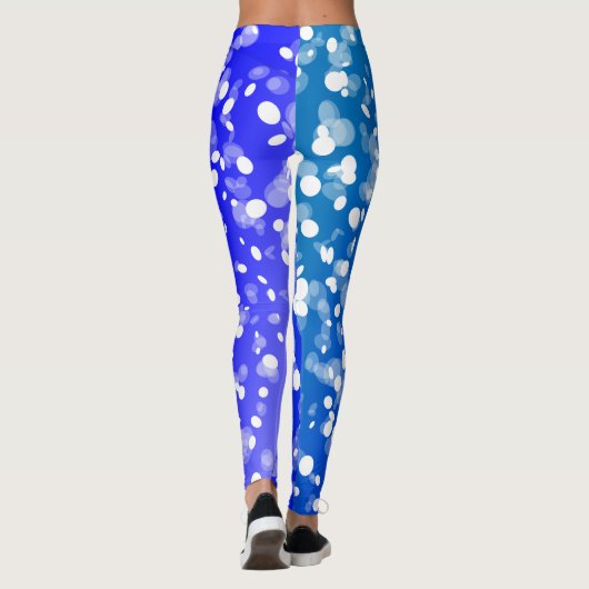 witte haarvlekken leggings (Achterkant)