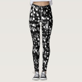 witte haarvlekken leggings (Voorkant)