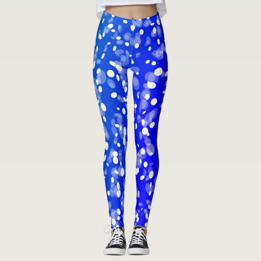 witte haarvlekken leggings (Voorkant)
