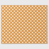 Witte haarvlekken op ambergeel cadeaupapier (Vlak)