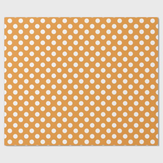 Witte haarvlekken op ambergeel cadeaupapier (Vlak)