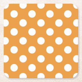 Witte haarvlekken op ambergeel kartonnen onderzetters