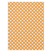 Witte haarvlekken op ambergeel tafelkleed (Voorkant)