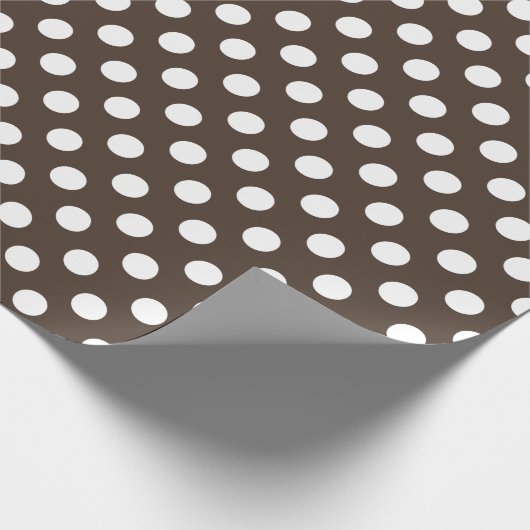 Witte haarvlekken op bruin cadeaupapier (Hoek)