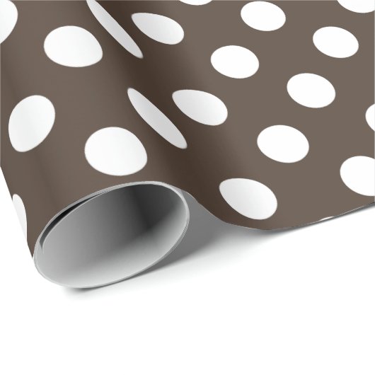 Witte haarvlekken op bruin cadeaupapier (Rol Hoek)