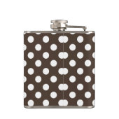 Witte haarvlekken op bruin heupfles (Achterkant)