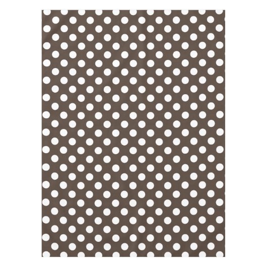 Witte haarvlekken op bruin tafelkleed (Voorkant)